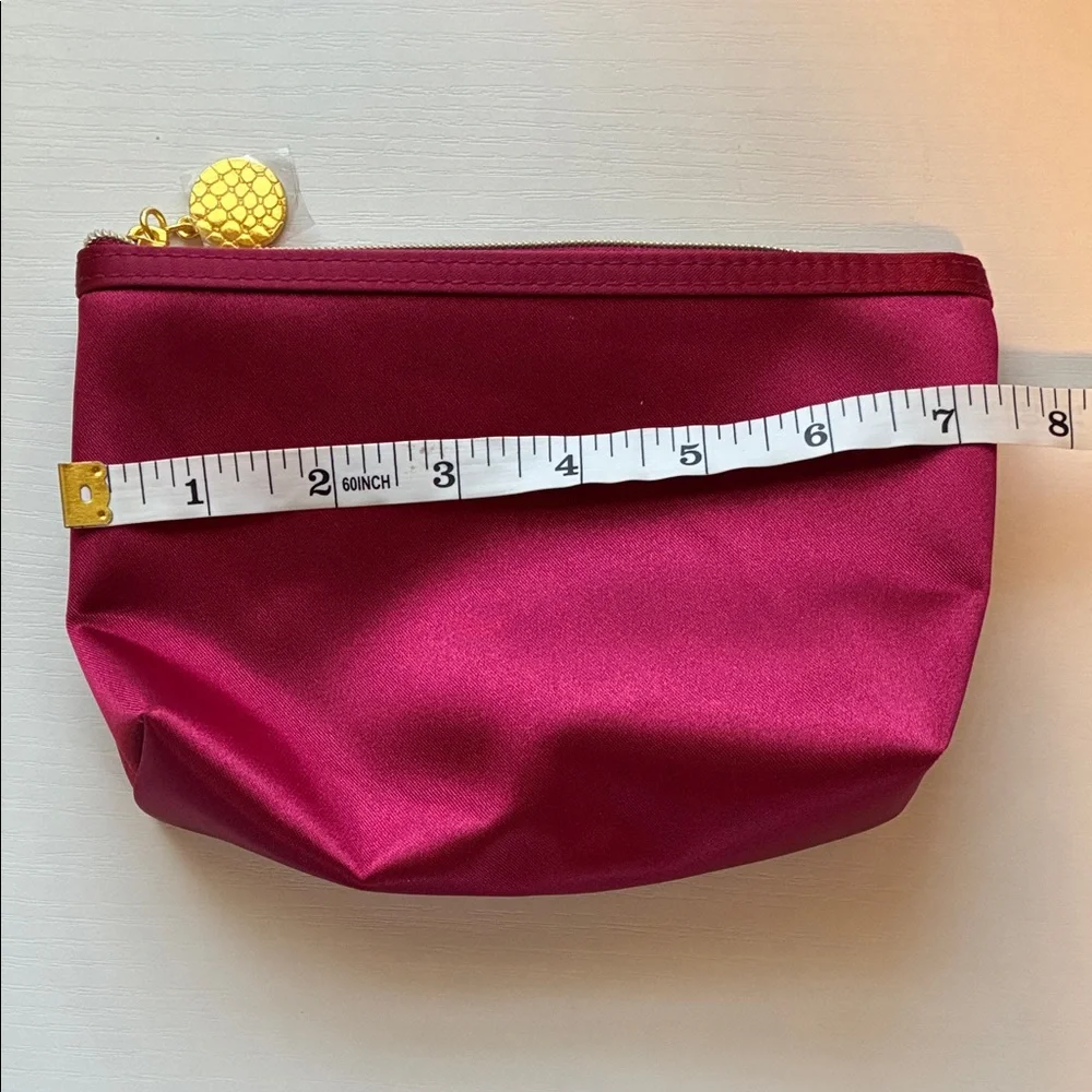 Estée Lauder Pink Gold Tone Cosmetic Makeup Travel Bag